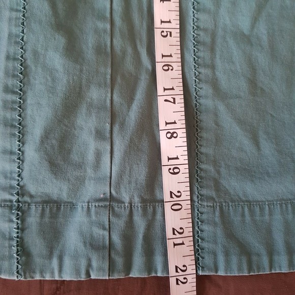 Anthropologie Sitwell Womens Skirt 0 Green St. Patrick's Thread Textured Boho - Picture 12 of 12